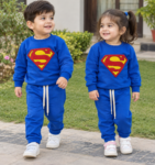SUPERMAN EMBROIDERED COORDSET